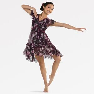 DANCE Costume Revolution RC22835 Medium Adult Burgundy Lyrical